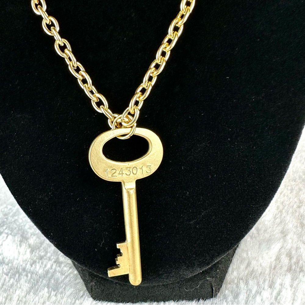 SOLD Louis Vuitton skeleton trunk key on chain - Picture 3 of 6
